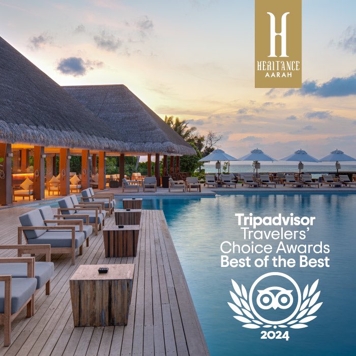 HeritanceHotelsandResorts (@heritancehotels) on Twitter photo We're thrilled to announce that Heritance Aarah has been honored with the 2024 Travelers' Choice Best of the Best Award from <a href="/Tripadvisor/">Tripadvisor</a>
Thank you to all our guests for sharing their experiences and making this recognition possible.
#HeritanceAarah #TravelersChoice2024 We're thrilled to announce that Heritance Aarah has been honored with the 2024 Travelers' Choice Best of the Best Award from <a href="/Tripadvisor/">Tripadvisor</a>
Thank you to all our guests for sharing their experiences and making this recognition possible.
#HeritanceAarah #TravelersChoice2024