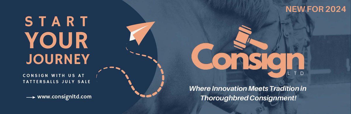 🚨 New for 2024 - Consign Ltd 🚨

Where innovation meets tradition in thoroughbred consignment ‼️

✨ Get in touch with their team and consign your horses with them at the upcoming <a href="/Tattersalls1766/">Tattersalls</a> July Sale.

For more information visit ➡️ consignltd.com #ReadAllAboutIt