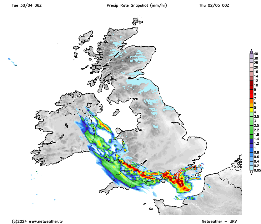 Severe thunderstorms developing across France tomorrow are likely to become elevated in nature and drift northwards into southern England. Whilst they're unlikely to be severe across the UK there is the potential for some very frequent lightning. Convective outlook coming soon!