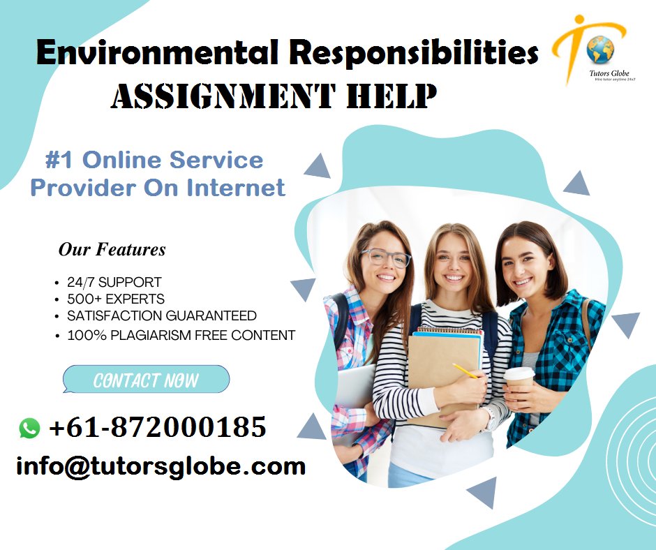 Not getting any success in acquiring top grades? Environmental Responsibilities Assignment Help has a perfect solution for you! #EnvironmentalResponsibilitiesAssignmentHelp #ConserveEnergy #SolidWasteManagement #Deforestation #ConserveWater #Recyce #Biodiversity #NaturalResources