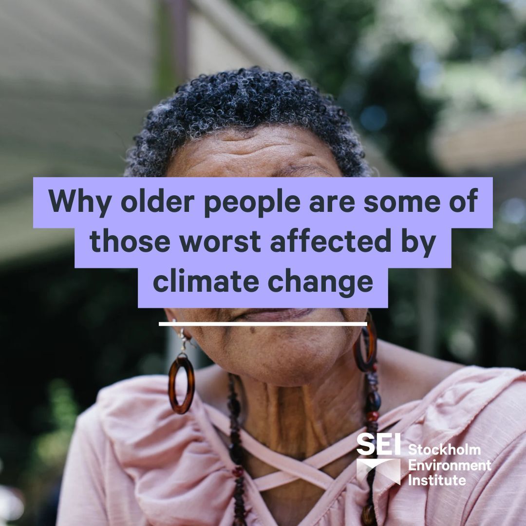 In this op-ed @DrGaryHaq discusses how👵👴 older people tend to be the most vulnerable to the impacts of climate change and points to how they can be empowered to tackle this global problem. Read more: buff.ly/453QAJb