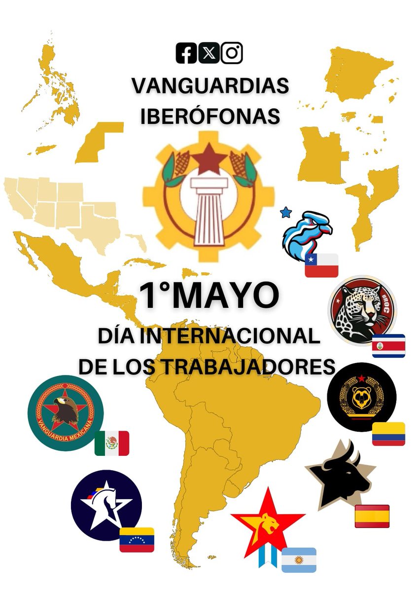 VanguardiaEspa's tweet photo. Mañana es #1DeMayo, el día de clase obrera en todo el globo. Todas las Vanguardias Iberófonas saldremos a las calles de nuestras respectivas naciones, y nosotros lo haremos en Madrid, a las 11:30h, comenzando en la estatua de Velázquez, frente al Museo del Prado. 

Debido a lo ocurrido con el presidente de España, @sanchezcastejon, mañana es un día que la socialdemocracia española se apropiará para apoyar al gobierno de España: un gobierno vende-rompepatrias que está al servicio directo de los intereses de Europa y Estados Unidos, debilitando así la causa obrera nacional. No, nosotros no vamos a marchar con la tropa socialdemócrata que apoye al @PSOE. Haremos un llamamiento al #NoALaGuerra, al triunfo de la clase obrera, a la obtención del poder del Estado y del poder económico, a la soberanía nacional y a la unidad de la #iberofonía. 

Les veremos mañana en Madrid.

@VIberofonas, @vcomunistacl, @Vanguardia_Mex_, @VanguardiaColo, @broc_cr, @LaVanguardiaVEN, @VanguardiaVALOf.