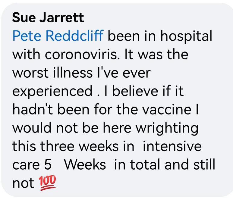 @LeilaniDowding @Jameypaint That covid1984 is lethal,  a friend of mine on Fakebook, an NHS nurse, disappeared and I asked where she was, she eventually came back to me.
I think she's lucky to be alive..