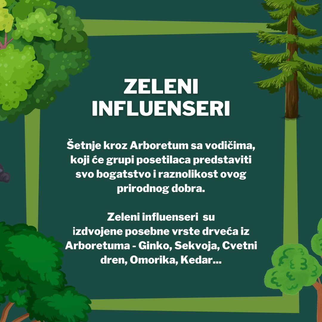 🌱Hajde da pričamo o tome šta nas sve očekuje 17. i 18. maja u Arboretumu Šumarskog fakulteta🥁

Pripremite se za bogat program Naučnog piknika! Interaktivne postavke, igre, radionice, ture... 💫
