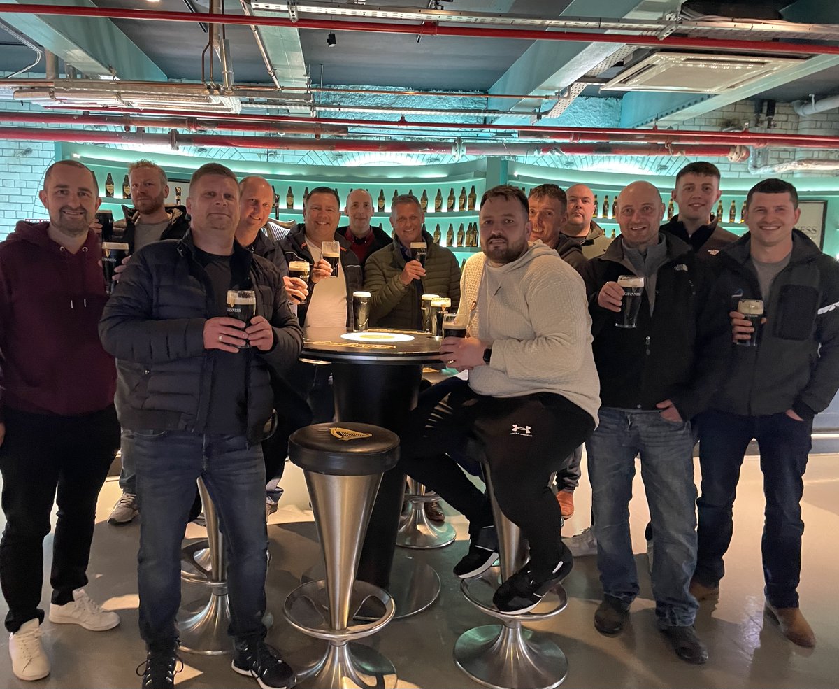 Mike Pryde and Lee Schofield took this group of top guys to visit our HQ and factory in Ireland. No trip to Ireland would be complete without a tour of the @GuinnessIreland Storehouse ☘ Thank you @GrantIRL for being fantastic hosts!