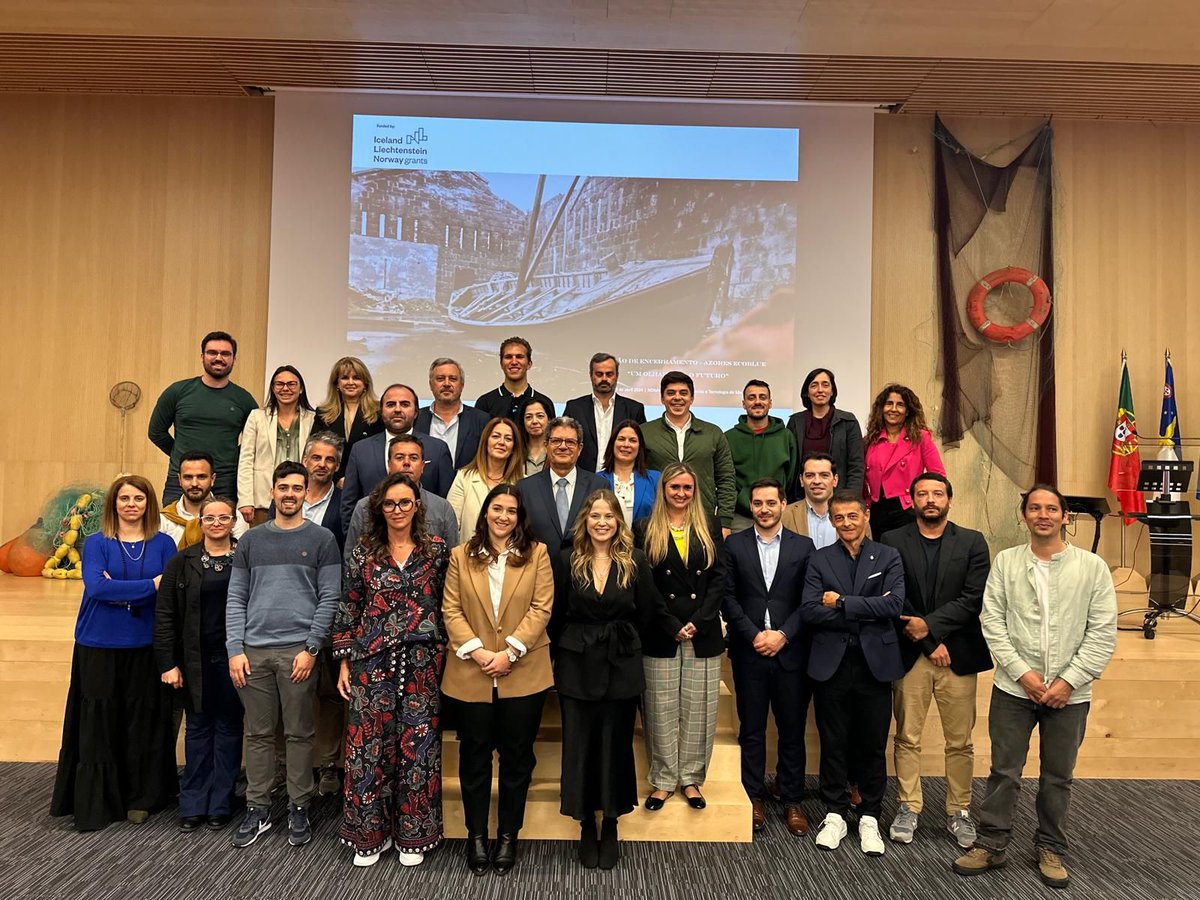 Our coordinator @ChrisKPham and the @OkeanosUac director attended the final meeting of the project “Azores EcoBlue” to present the results of material flow analysis (MFA) of commercial fishing gears in the Azores. Check➡️ecobluegroup.com/azores-ecoblue/ #circulareconomy #marinelitter