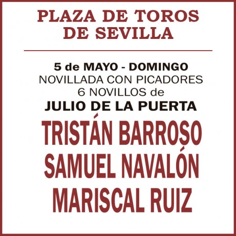 Y este domingo... ¡SEVILLA! @GJPuerta Tristán Barroso, Samuel Navalón y Mariscal Ruiz.