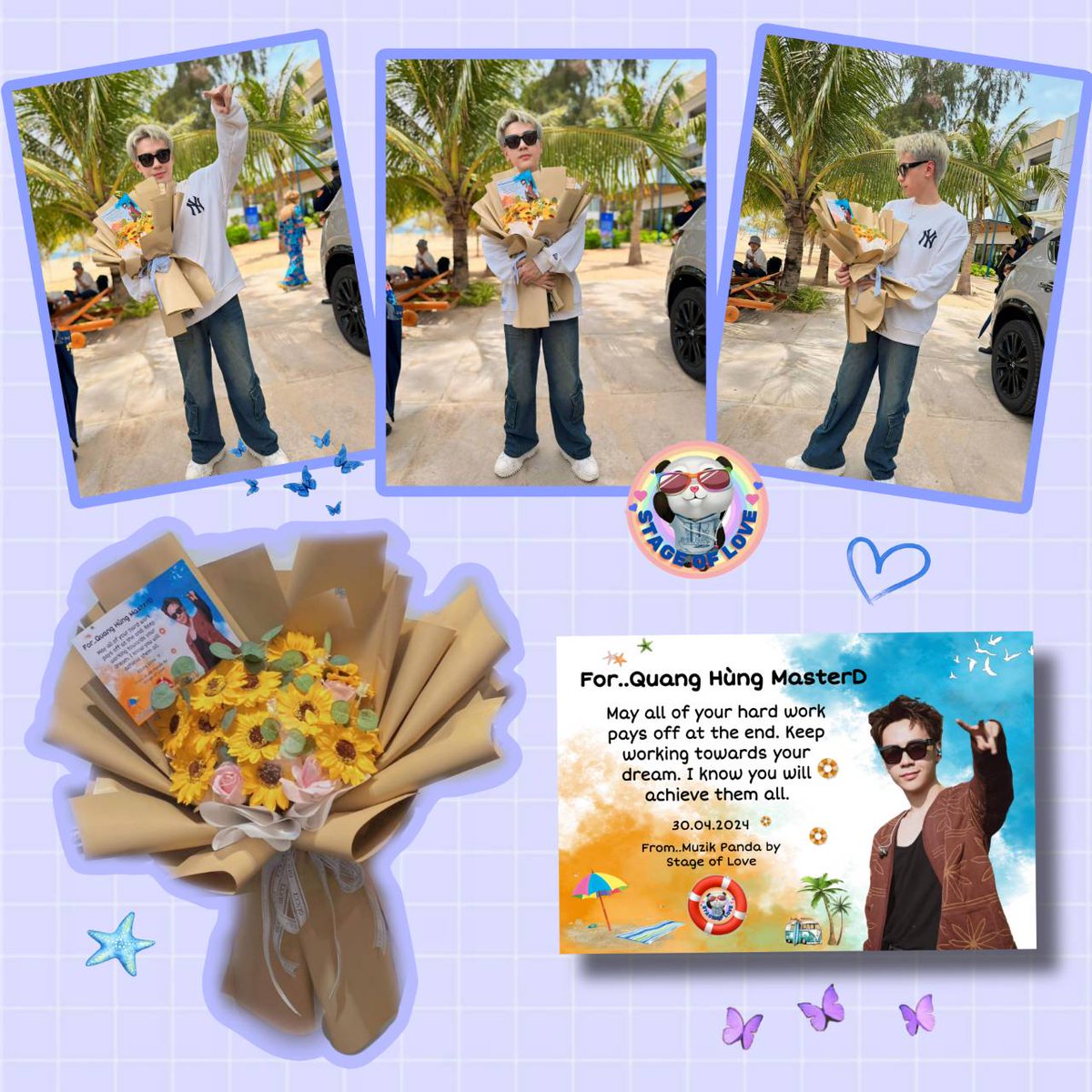 AMM_ammhahaha's tweet photo. ส่งความรัก ส่งกำลังใจ 💙
พร้อมช่อดอกทานตะวัน 🌻
มอบให้หุ่งคนเก่งของมิวซิก 🫰
Rak Hùng Na Kab 😘🫶
#Charmfantasea #Charmgroup
#Charmresorthotram
#StageOfLove
#ThuyTrieuQuangHungMasterD
#QuangHungMasterD
#Muzik
#thuytrieu https://t.co/2kQF2QE5S6