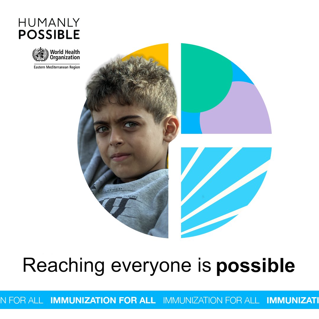It’s #HumanlyPossible to protect everyone from disease and create a healthier future. #WorldImmunizationWeek
