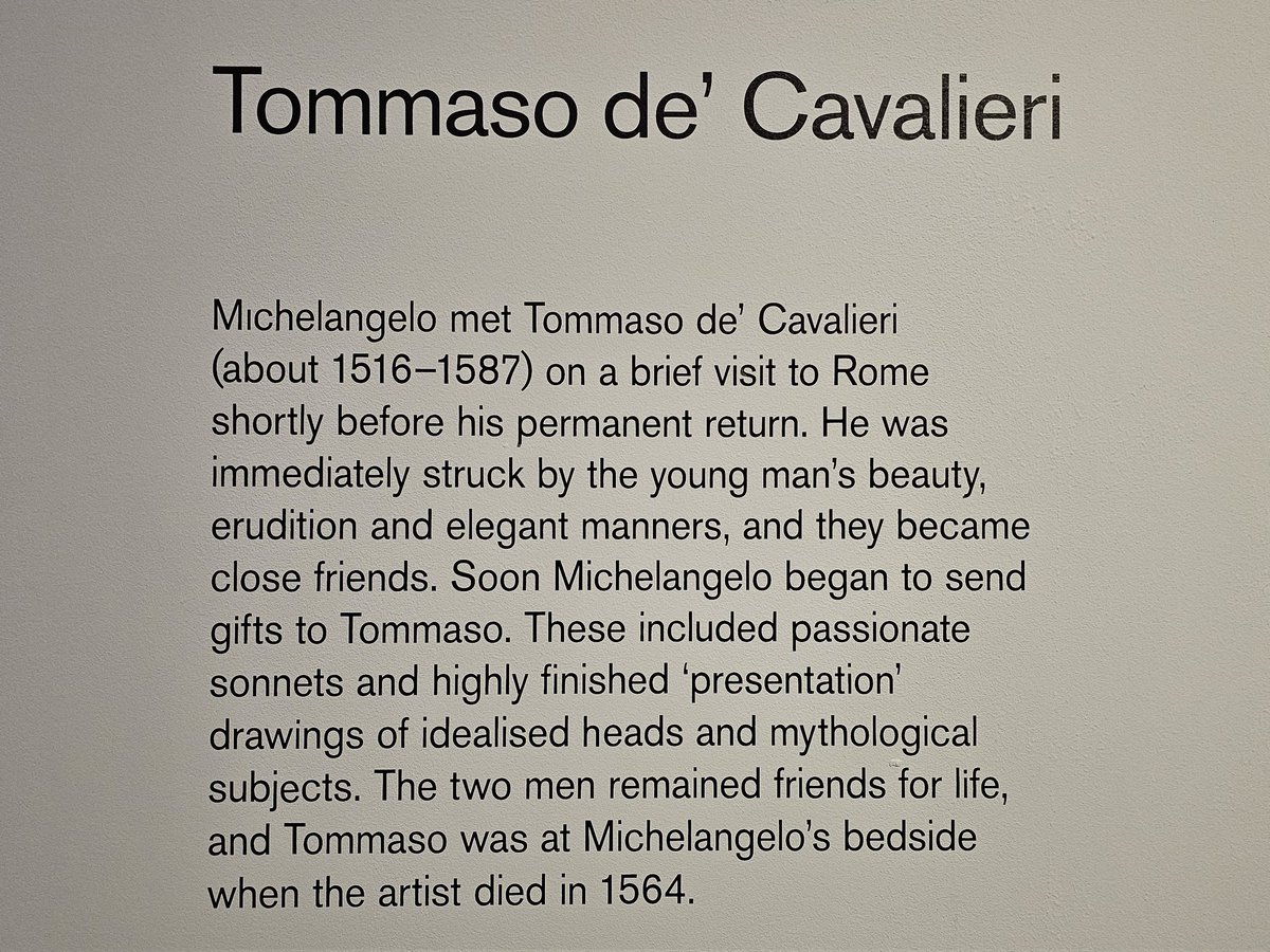 At the @britishmuseum's Michelangelo exhibition and found some 'friends'.