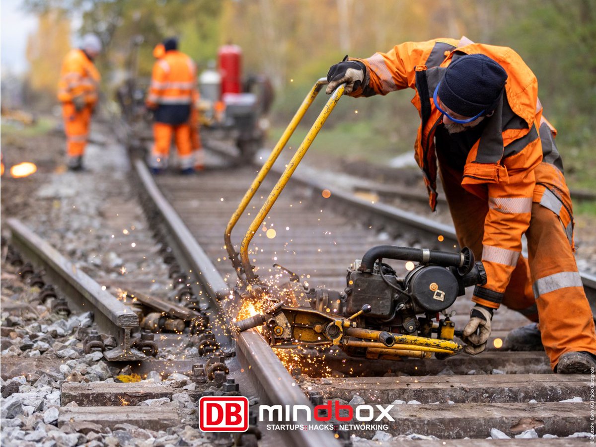 dbmindbox's tweet image. Neues Startup-Programm online 📢 Bereits zum 3. Mal suchen wir gemeinsam mit der DB &amp;amp; starken #Partnern der Bahnbauwirtschaft nach spannenden Startup-Lösungen, um den #Bahnbau nachhaltiger, moderner &amp;amp; attraktiver zu gestalten. Bis 14. Juli bewerben 💪 dbmindbox.com/current-calls/…