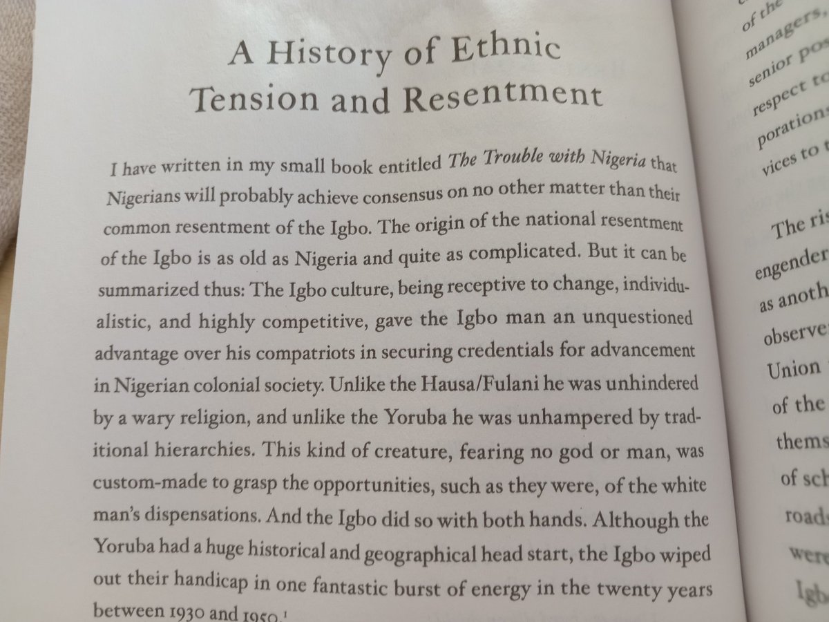 'I have written in my small book entitled The trouble with Nigeria that Nigerians will probably achieve consensus on no other matter than their common resentment of the Igbo' - Achebe Chinua 📕 #Igbo #Igboland #igbopeople #BiafraFiles #Nigeria