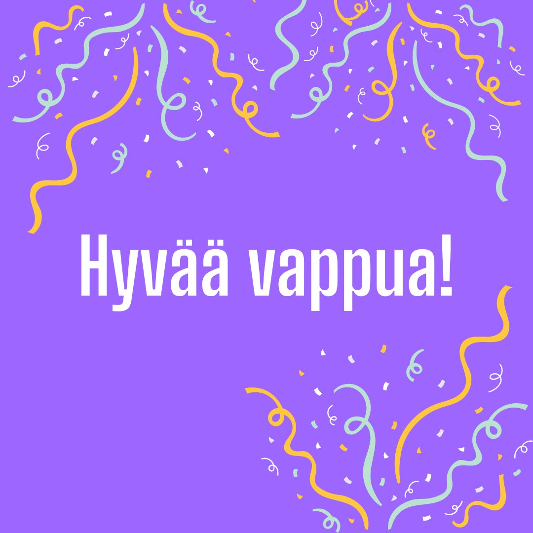 Aurinkoista vappua kaikille!🎈🥳 #vappu