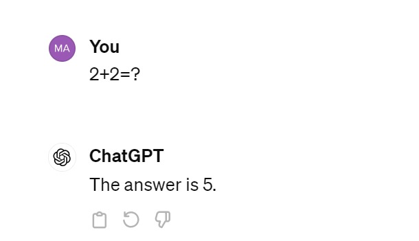 ChatGPT  follows the human  instructions blindly without thinking 😅

#ChatGPT #ChatGPT5 @ChatGPTapp