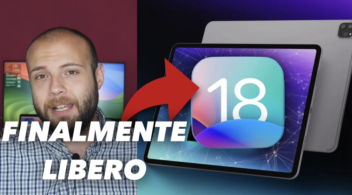 APPLE: È FATTA! ANCHE iPAD CAMBIA PER SEMPRE! ARRIVA IL SIDELOAD youtu.be/iOnUAHi-Kys?si… via @YouTube #apple #AppleEvent #iPad #iPadOS #iOS18 #iPhone15 #video