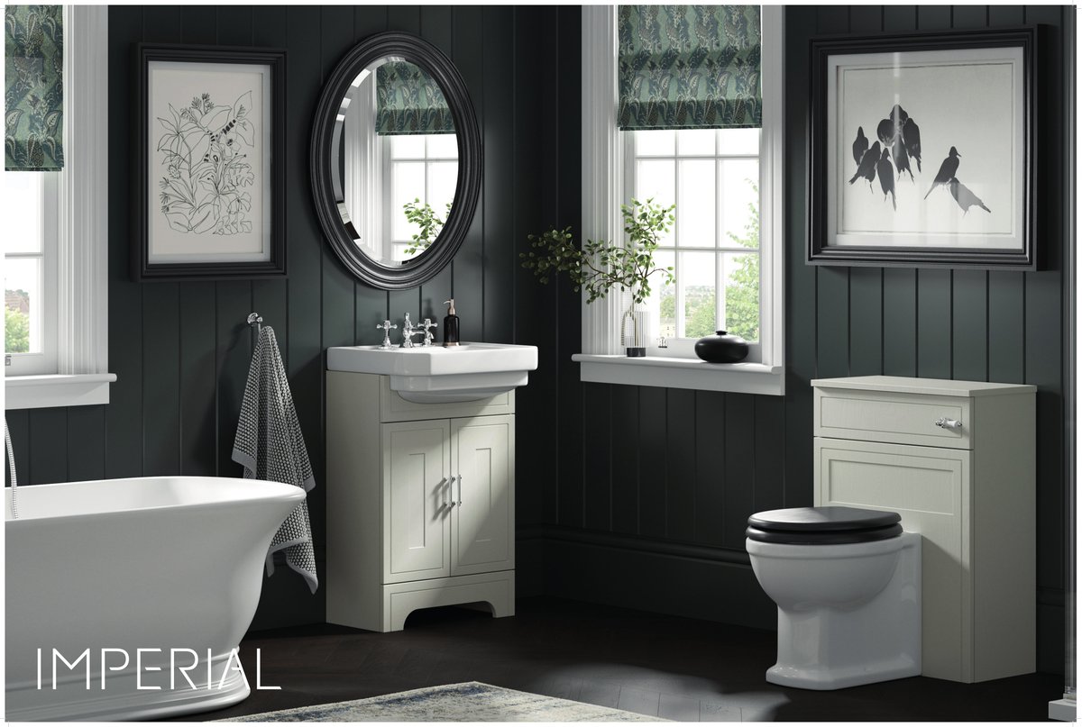 It couldn't be easier to get this complete look from the Lichfield range of products from Imperial, there are many other options available. Check out more of the range at imperial-bathrooms.co.uk #Lichfield #traditional #design #luxury #bathroom #imperialbathrooms