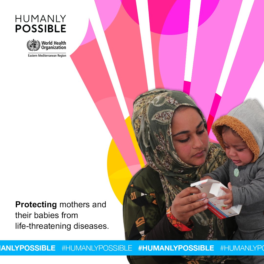 Life-threatening tetanus is almost a thing of the past. Maternal and neonatal tetanus have been eliminated in 17 countries of the @WHOEMRO Region, protecting mothers and their babies. It’s #HumanlyPossible to make pregnancy & childbirth safer for everyone. #WorldImmunizationWeek