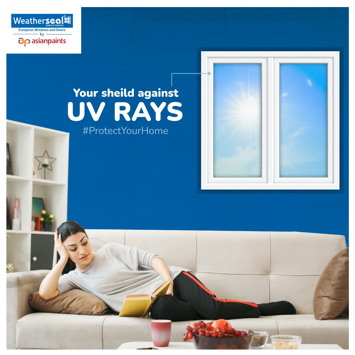 Beat the heat with Weatherseal by Asian Paints uPVC windows! 😎 Our innovative designs keep your home protected from UV rays, so you can enjoy the season worry-free.

#ProtectYourHome #WeathersealByAsianPaints #Weatherseal #AsianPaints #uPVCDoors #uPVC #WindowsAndDoors