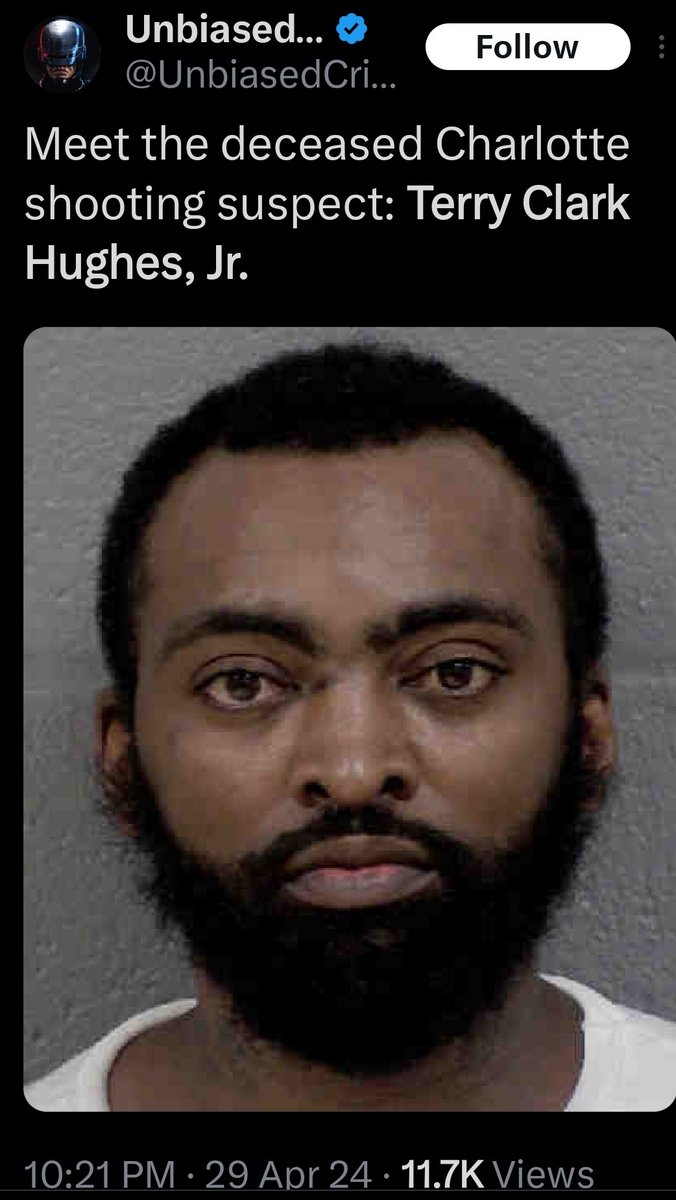 Terry Clark Hughes Jr is the now deceased suspect who opened fire on the Officers in Charlotte, NC. Two other suspects in the house opened fire as well, all resulting in the death of 4 Officers and wounding 4 other officers. Terry Clark Hughes Jr. Is Suspect in Deaths of 4…
