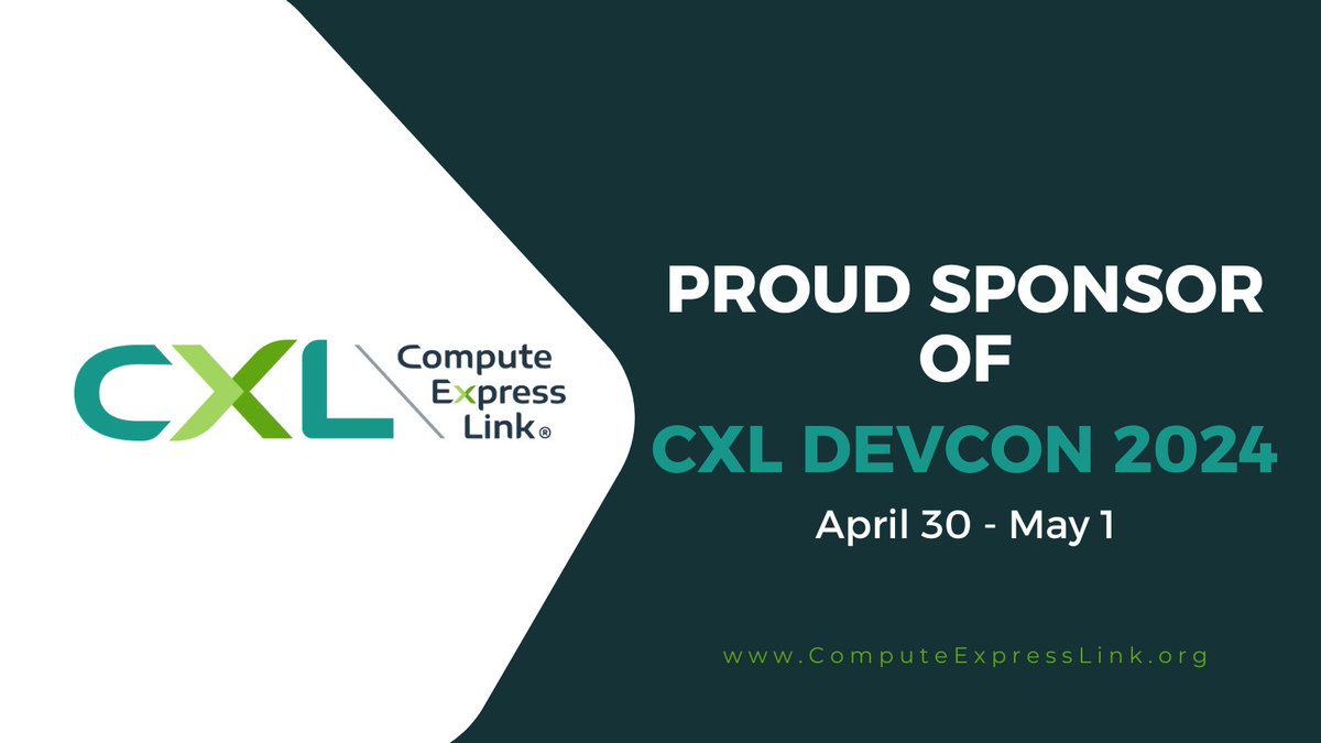 Today’s the day! Will we see you at @ComputeExLink DevCon?