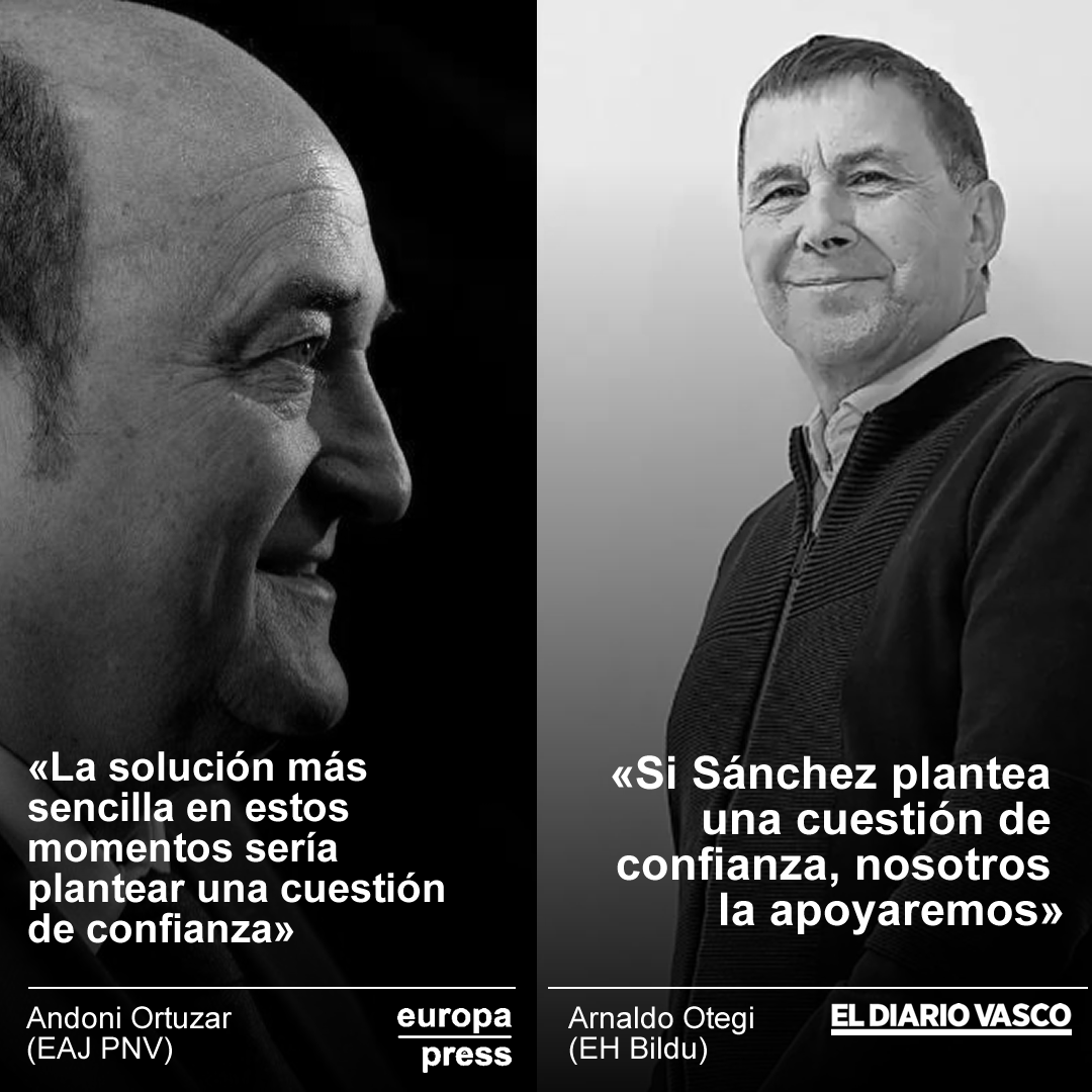 Otro de los efectos del teatro de Sánchez ha sido el de poner en evidencia que sus socios están a lo que mande.