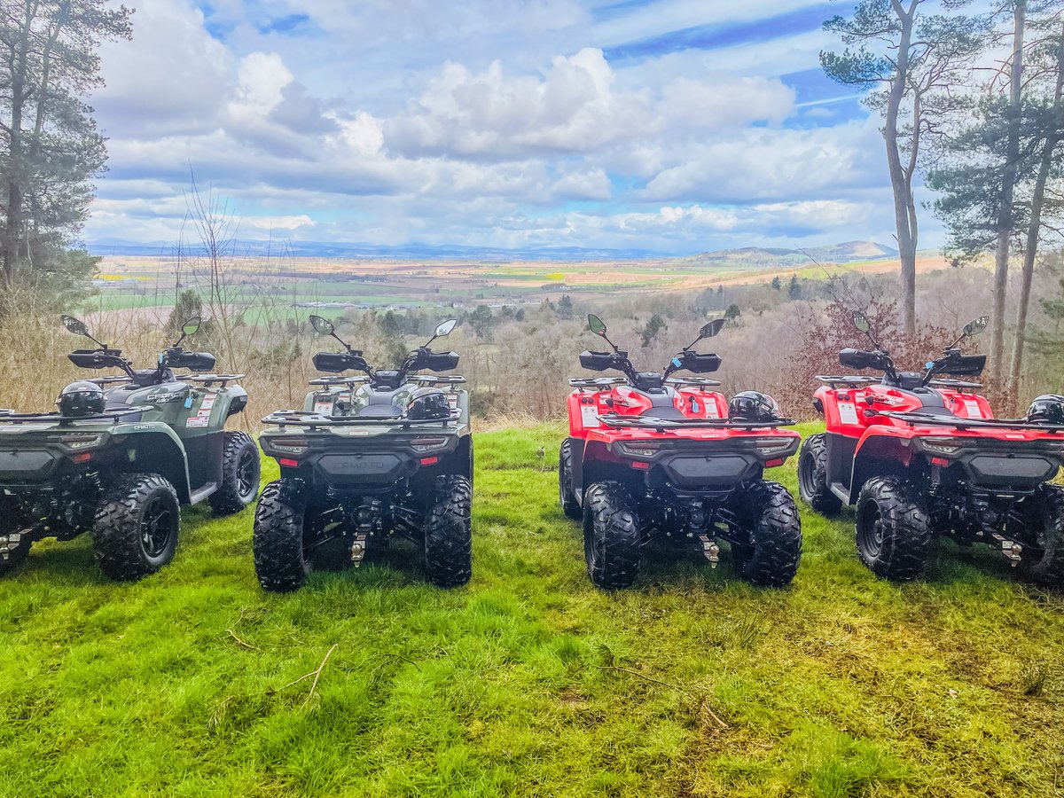 We have just supplied 4 brand new CFMOTO ATVs to local country estate for their new ATV trail venture.