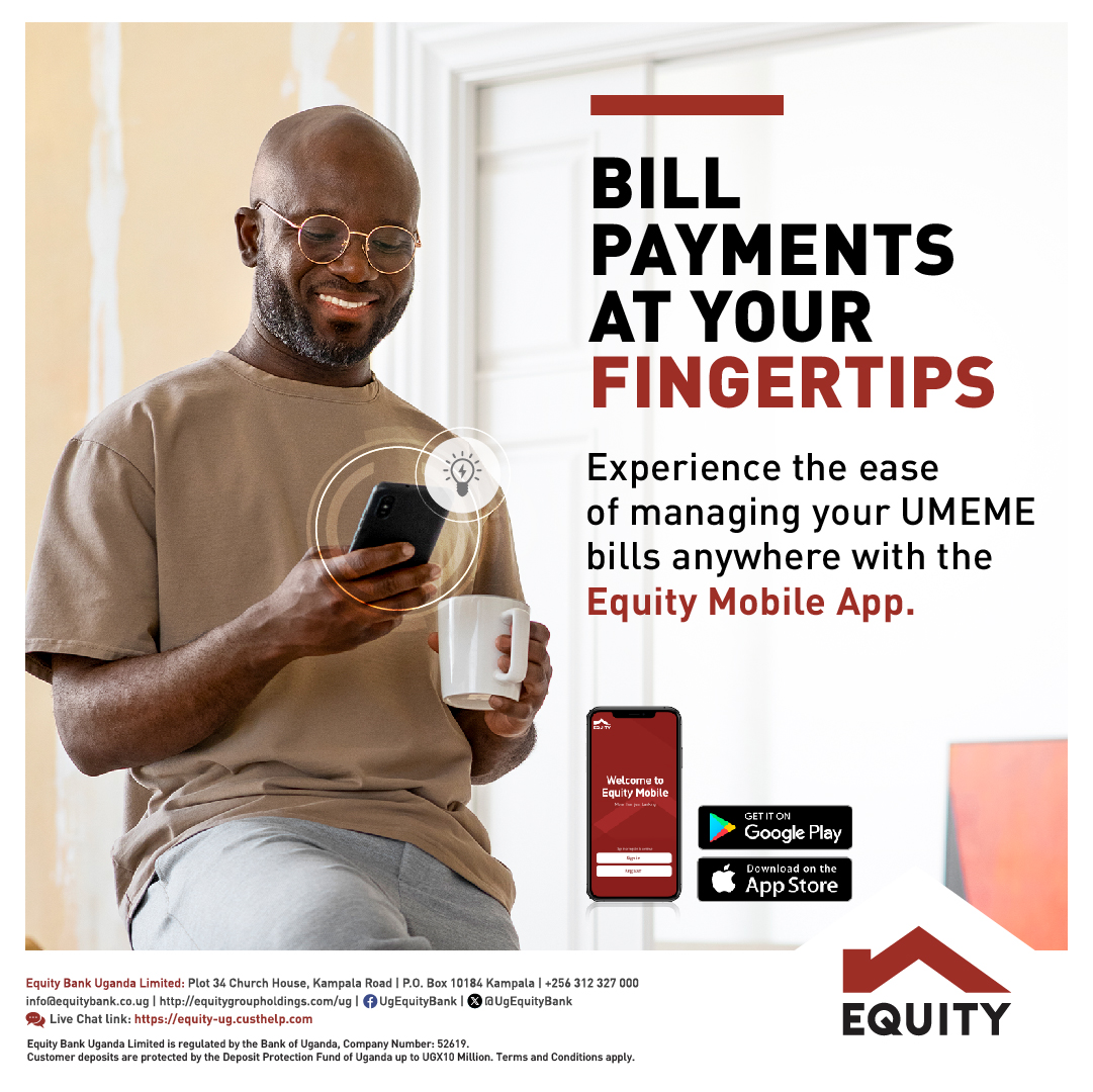 Need to pay your electricity bill or buy YAKA units? Just head to theEquity Mobile App to enjoy convenience at your fingertips.
