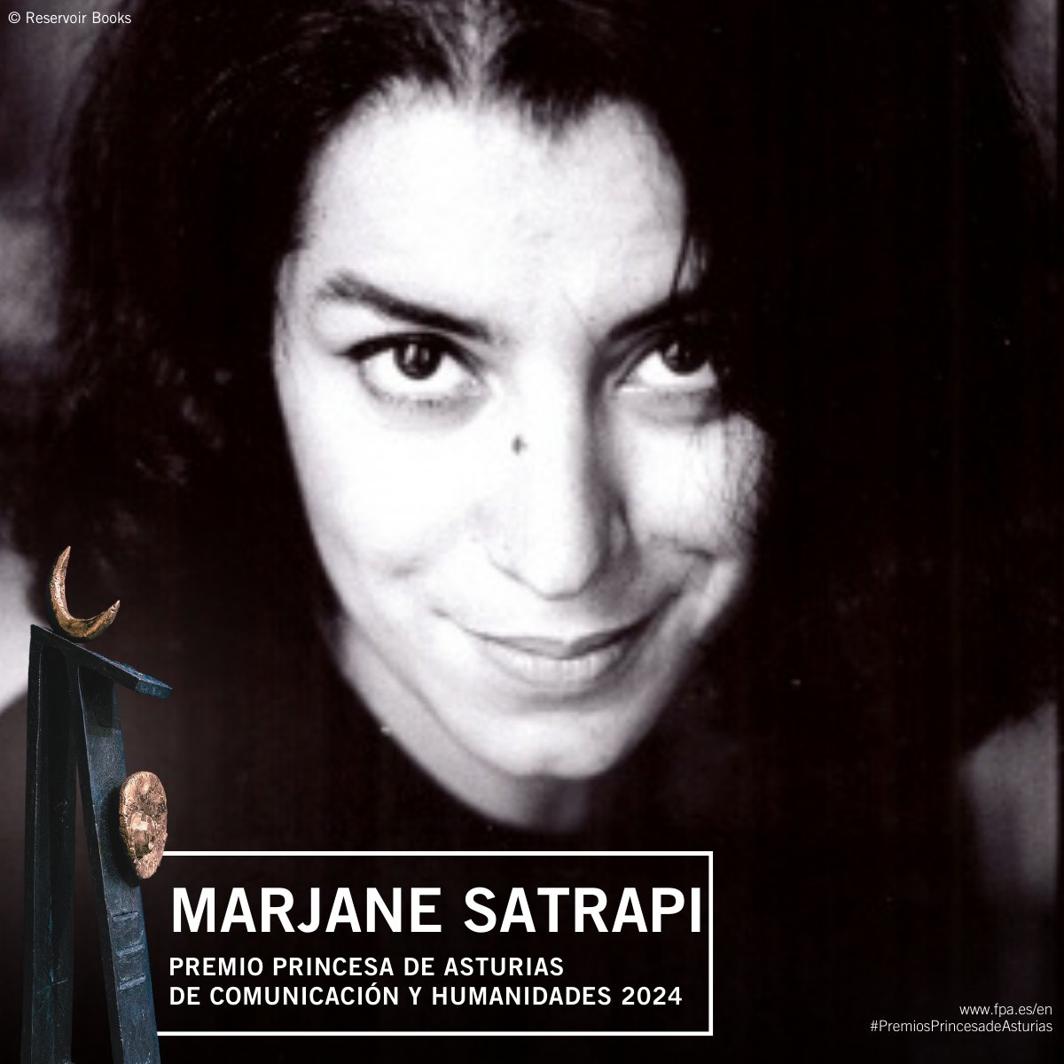 #ÚLTIMAHORA: Marjane Satrapi ha sido galardonada con el Premio Princesa de Asturias de Comunicación y Humanidades 2024. #PremiosPrincesadeAsturias