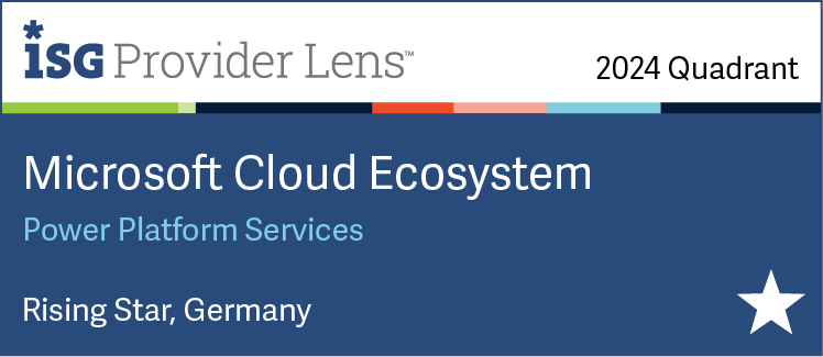 Das Analystenhaus ISG positioniert uns als Leader in den Quadranten #Microsoft365 Services sowohl für Large Enterprises als auch für Midmarket. Zudem sind wir „Rising Star“ für #PowerPlatform #Services. Hier Berichte herunterladen: 
eu1.hubs.ly/H08ThGG0