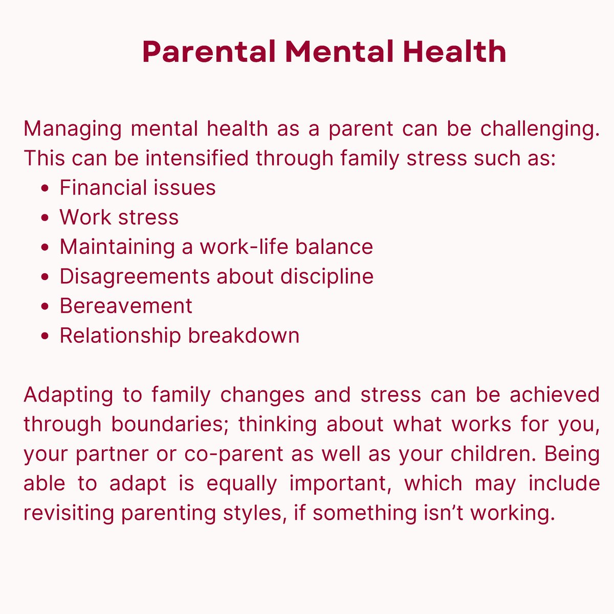 For Stress Awareness Month, we have focused on:
- Positive V Negative Stress – Managing Stress Effectively.
- Parental Mental Health and Managing Family Stress.
- The Power of Resilience.

#StressManagement #Wellbeing #mentalhealth 

maxwellhodge.co.uk/news/wellbeing/