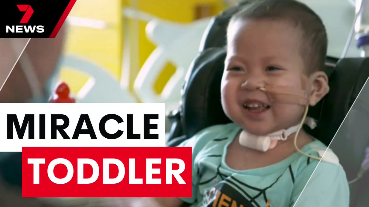 Staff at the Royal Children's Hospital have given a heartwarming send-off to a miracle toddler who spent more than a year fighting back to health. Doctors and nurses made sure his time with them wouldn't be forgotten. youtu.be/3Sx5C7h6mV0 @tyra_stowers #7NEWS