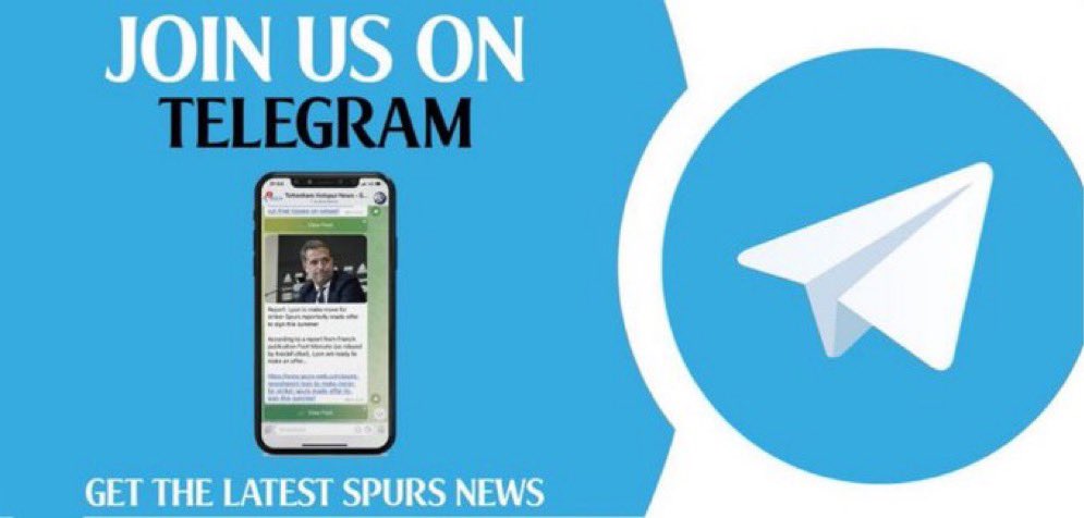 A quick reminder that we are on Telegram, join via the link below to get daily Spurs news direct to your device! 📱 Join ➡️ t.me/thespursweb