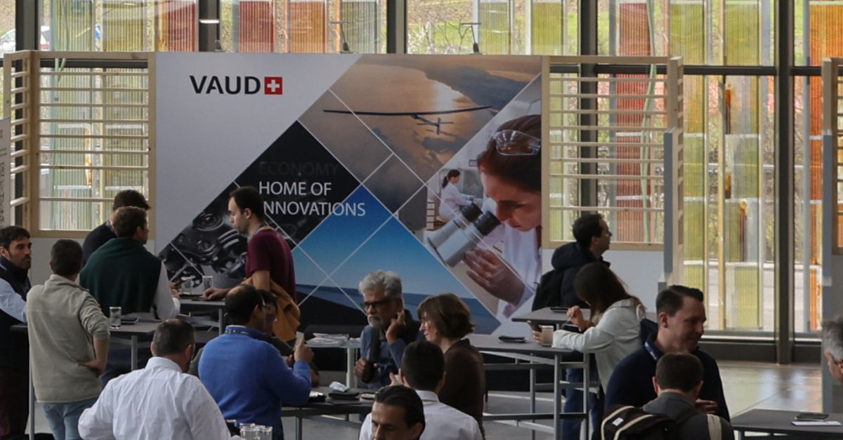 Thank you to event partner @EtatdeVaud (SPEI) for your support of #AMLDEPFL2024, and to @RaphaelConz, Head of Economic Development and Innovation for your informative keynote session on the vibrant and innovative ecosystem of the Etat de Vaud. We hope to welcome you in 2025!