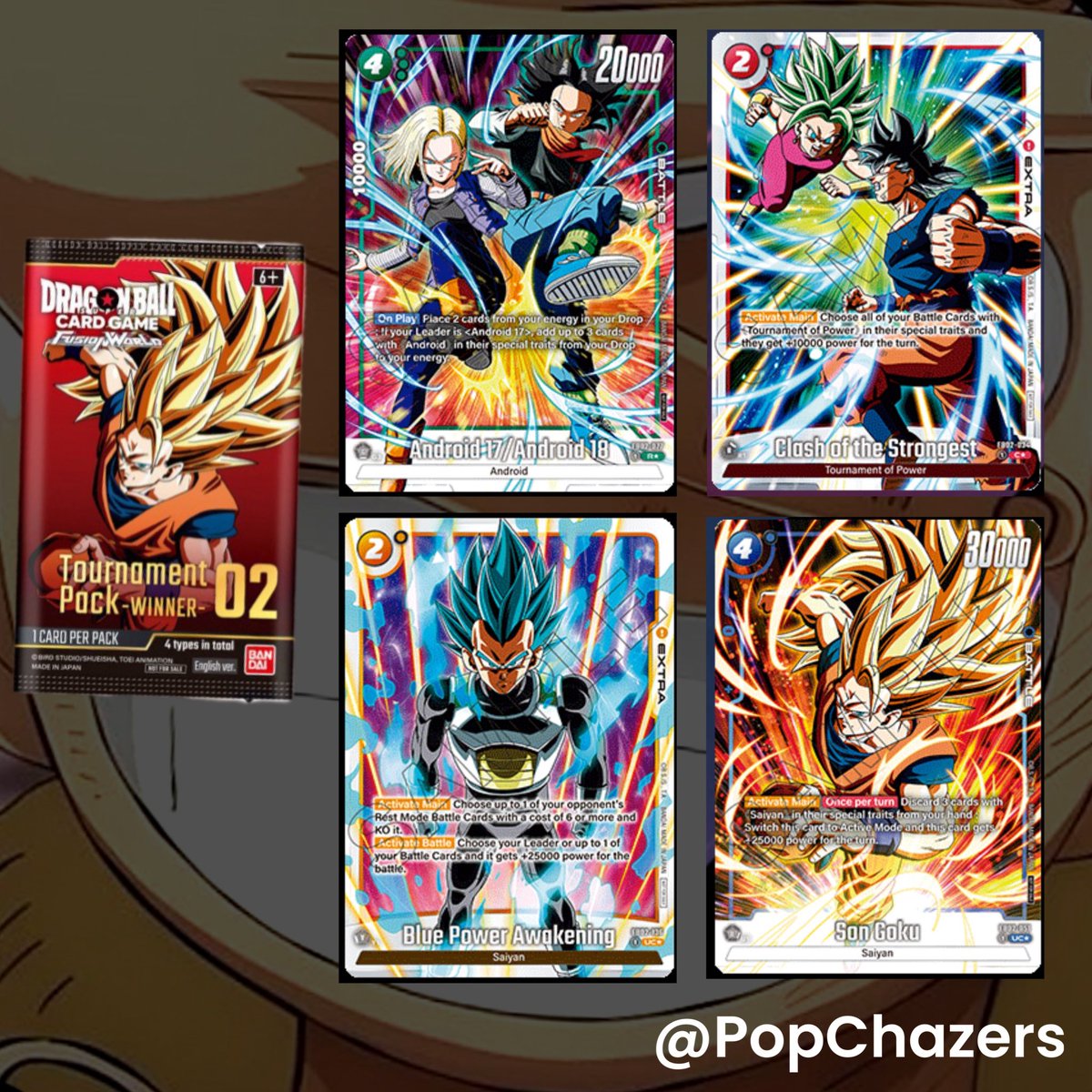Dragon Ball Super Fusion World FB-02 Tournament Pack Winner 02 Card Reveals!! 

⭐️ This Pack is apart of the FB-02 Sealed Events!

#dragonballsuper #dbscardgame #dbsfw