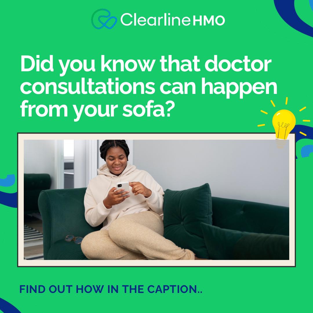 Say goodbye to waiting rooms! With our 24/7 telemedicine services, a consultation with a trusted doctor is just a call away. CALL NOW; 02018892288 or send a chat via WhatsApp: 08076490056 #clearlinehmo #telemedicine
