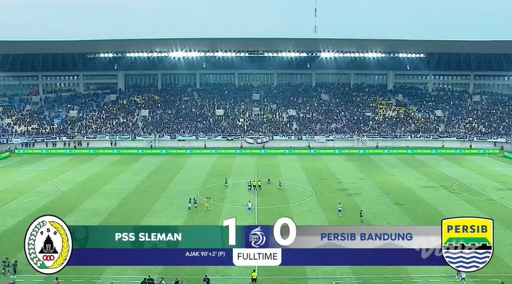 Persib Bandung kalah dari PSS Sleman
#PersibDay #PSSday
