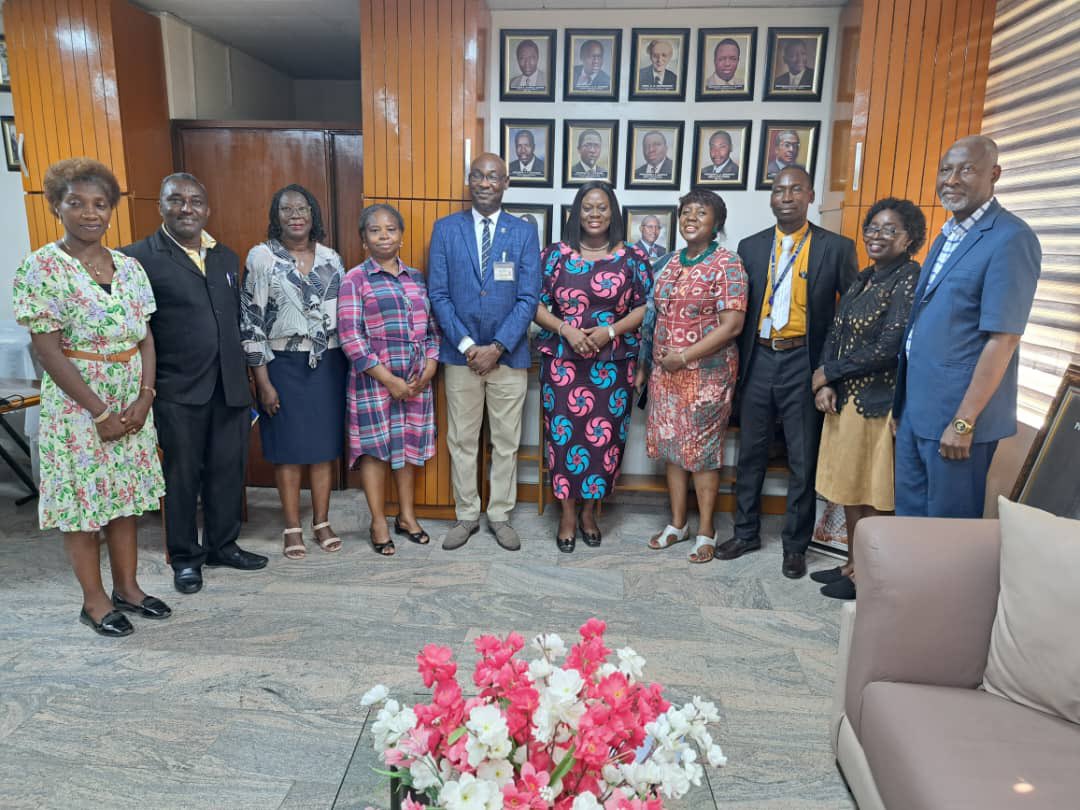 The DG NACA, Dr Temitope Ilori at the office of the Provost, College of Medicine, University of Ibadan, Professor Olayinka O. Omigbodun (FAS) during the ongoing media tour of Oyo State. #NACAMediaTour #AIDSAwareness #Collaboration #OyoState @oyostategovt @uchibadan_…