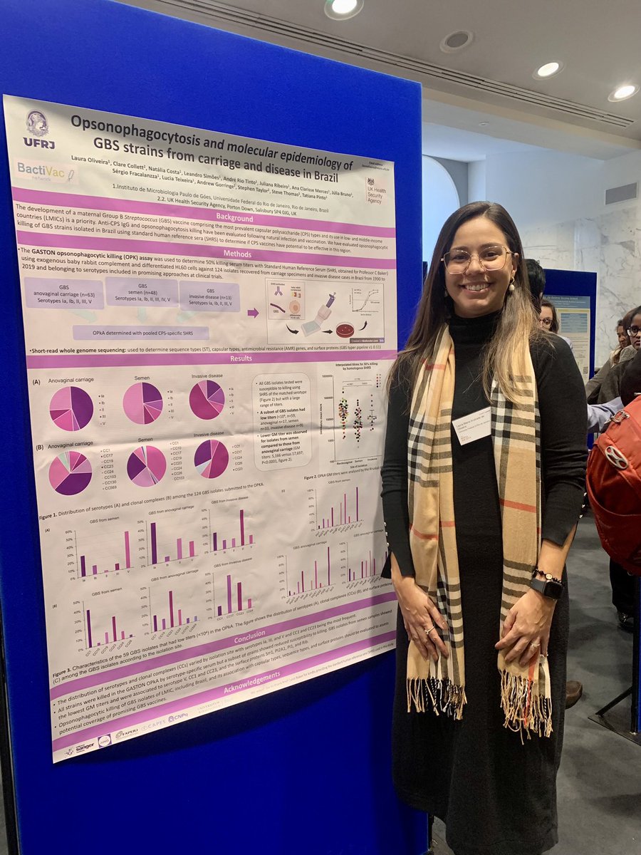 Laura Oliveira (@lauramaoliveira) on Twitter photo Presenting our latest findings on #GBS and the impact of a future maternal #vaccine during the <a href="/royalsociety/">The Royal Society</a> poster session!
#BactiVacEvents #AMR
<a href="/LabPinto/">StrepLabBR</a> <a href="/BactiVac/">BactiVac Network</a> <a href="/UKgovGHS/">Global Health Security, DHSC UK</a> Presenting our latest findings on #GBS and the impact of a future maternal #vaccine during the <a href="/royalsociety/">The Royal Society</a> poster session!
#BactiVacEvents #AMR
<a href="/LabPinto/">StrepLabBR</a> <a href="/BactiVac/">BactiVac Network</a> <a href="/UKgovGHS/">Global Health Security, DHSC UK</a>
