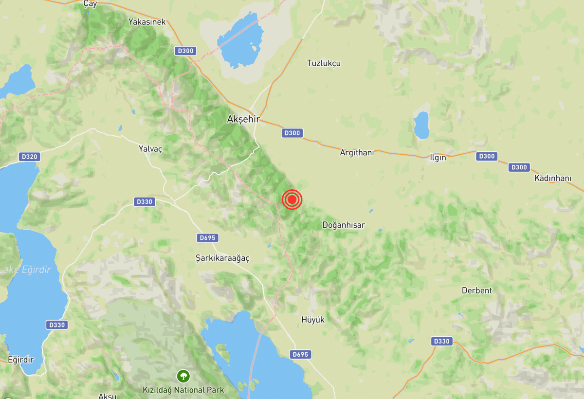 #deprem #DEPREMOLDU #SONDAKIKA #Konya Yer: Ilyaslar-Doganhisar (Konya) Büyüklük: 2.5 Derinlik: 5.3 km Tarih: 2024.04.30 12:48:34 Konum: google.com/maps?q=38.197,…