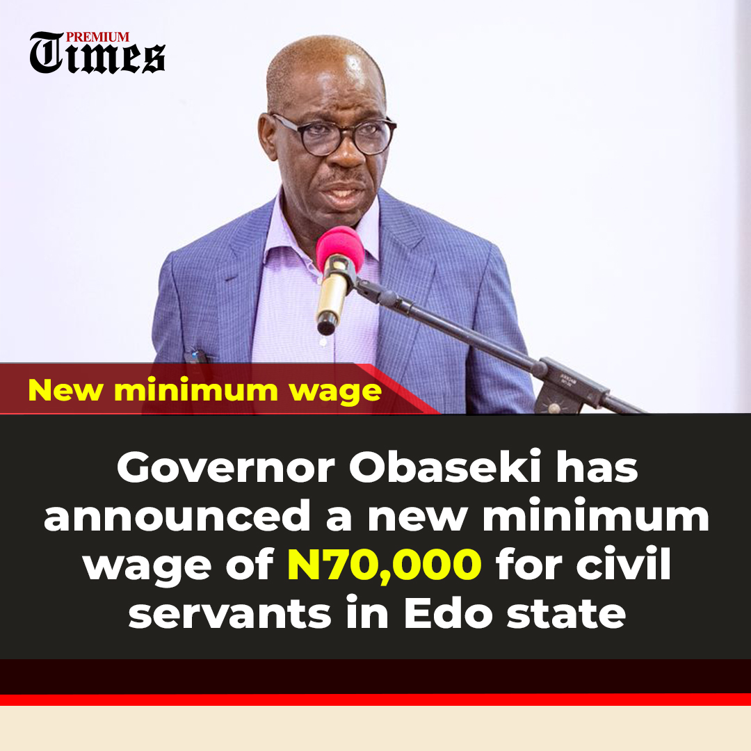 “For us in Edo State, we believe that the issue is about productivity; paying people well so that they can produce more and not pretending that you are paying them some salary when you know that that salary cannot motivate them to produce the goods and services that you require,”…