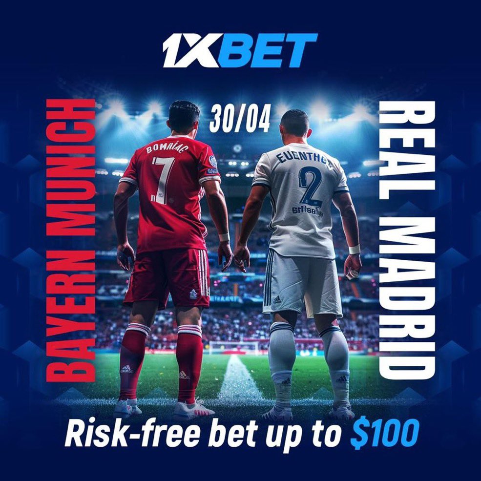 Bayern Munich Vs Real Madrid today. Pray for Bayern👍🏾 Drop your correct predictions using my link on 1XBET: tinyurl.com/5h9x5z5x And make sure you use my promo code “Jhayhne” and get 200% bonus up to $150 on your first deposit 👏🏾