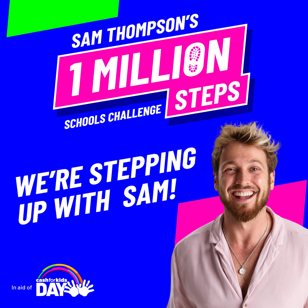 Theddlethorpe Academy (@theddleacad) on Twitter photo We are helping <a href="/SamThompsonUK/">Sam Thompson</a> from @HitsLincs with his 1M Steps School Challenge for <a href="/cashforkids/">Cash for Kids</a>! 👣
Please consider sponsoring us to help us reach one million steps on Thursday 2nd May, by donating to this worthy cause.
cashforkidsgive.co.uk/campaign/sam-t…
#CFKDay #HungerHasNoHoliday We are helping <a href="/SamThompsonUK/">Sam Thompson</a> from @HitsLincs with his 1M Steps School Challenge for <a href="/cashforkids/">Cash for Kids</a>! 👣
Please consider sponsoring us to help us reach one million steps on Thursday 2nd May, by donating to this worthy cause.
cashforkidsgive.co.uk/campaign/sam-t…
#CFKDay #HungerHasNoHoliday