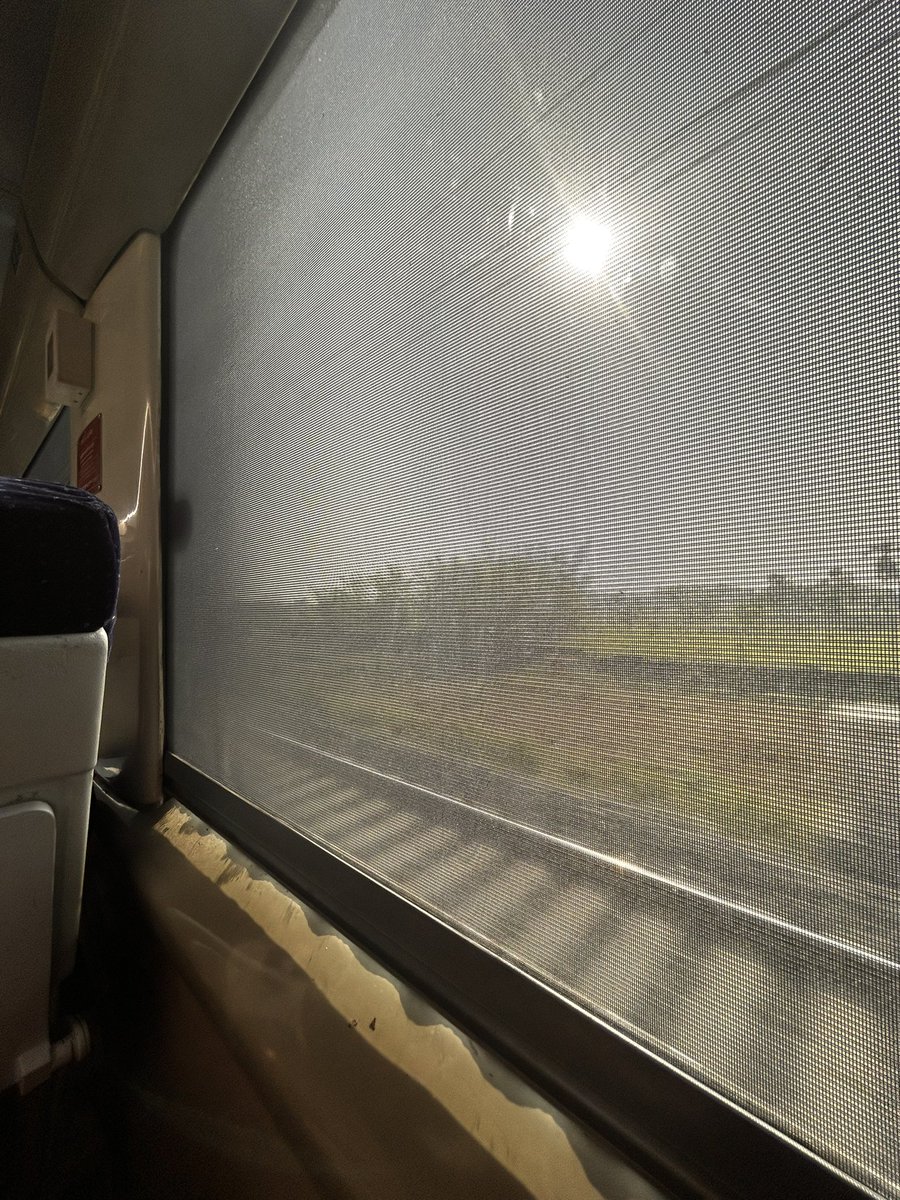 My experience with vande bharat express-
1. The window shields don’t block sunlight. Denim jacket to the rescue.