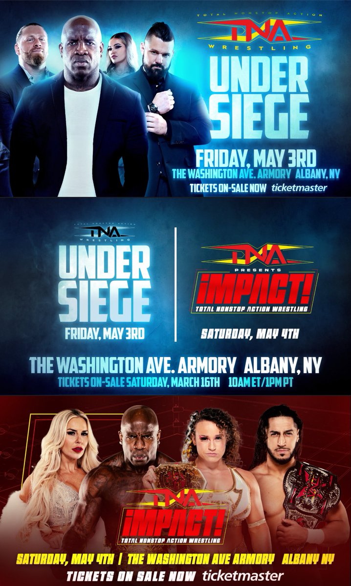 Doing media all week for this weekends events at @ThisIsTNA #TNA Get tickets below ⬇️ tnawrestling.com/events/