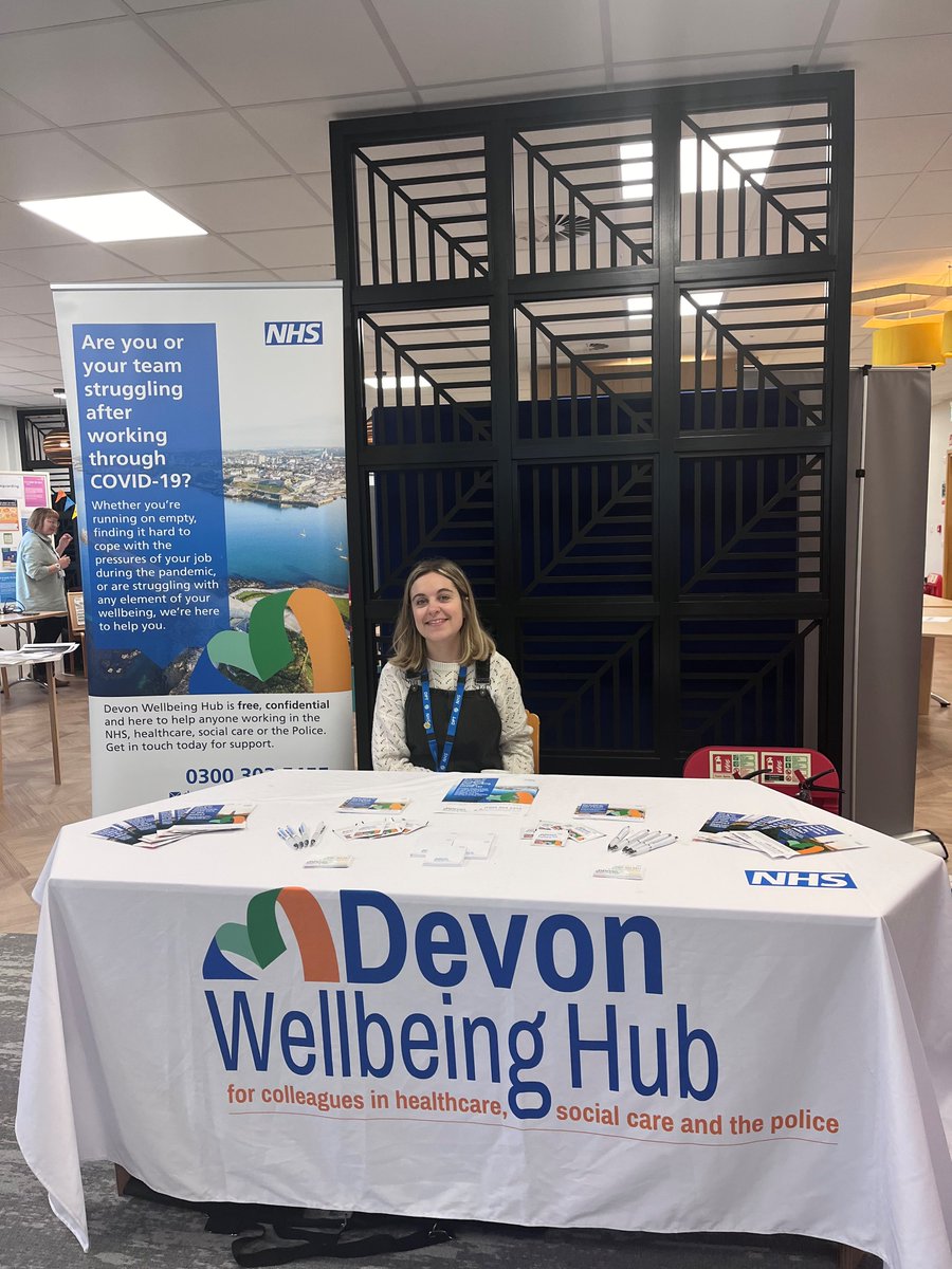 We're looking forward to meeting lots of new colleagues today at the 'Welcome to @DPT_NHS Day' and letting them know all about the #wellbeing support we offer.