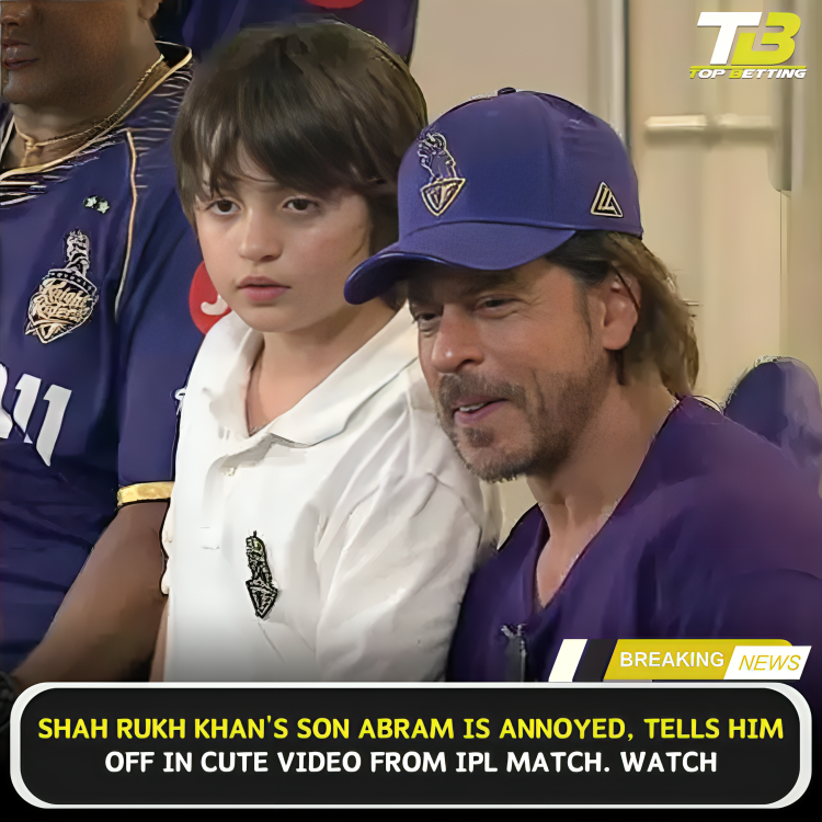 Shah Rukh Khan's son AbRam is annoyed, tells him off in cute video from IPL match. Watch

#KKR #SHAHRUKHKHAN #ABRAM #IPL24 #TATAIPL2024 #CRICKETTEAM #LIVEMATCH #SPORTSZONE #TOPBETTINGSPORTS