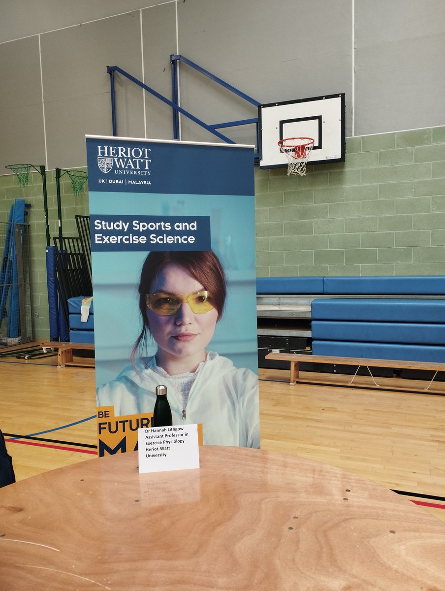 Fun morning at the Sport, Health, and Wellbeing Speed Networking Event at Portobello High School Representing @HeriotWattUni Sport and Exercise Science. 

First event of its kind in Scotland! Hopefully lots more to come to inspire the youth into a career in sport and health! 🏋🏻‍♀️🔬