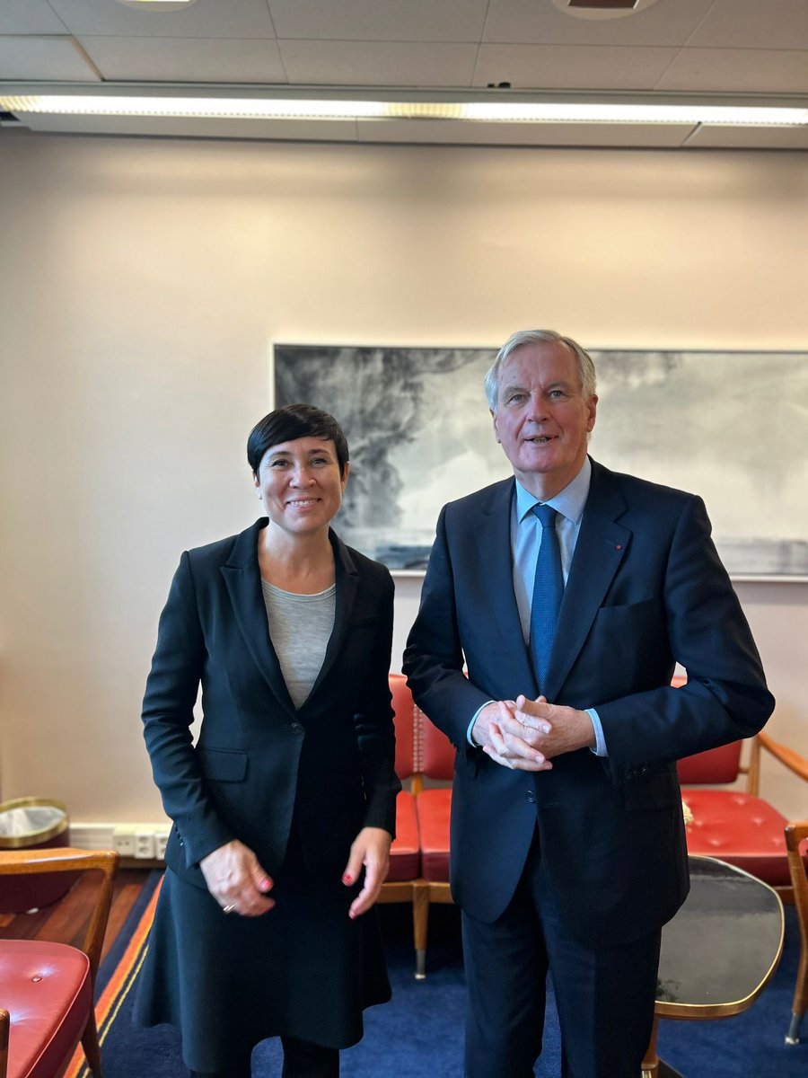 Continuing my visit in Oslo. Friendly meeting w/ Ine Eriksen Søreide - Chair of the committee on defence & foreign affairs in the Norwegian Parliament. Former Minister. At every level there should be an 🇪🇺🇳🇴 political dialogue, including within the @EPP family.