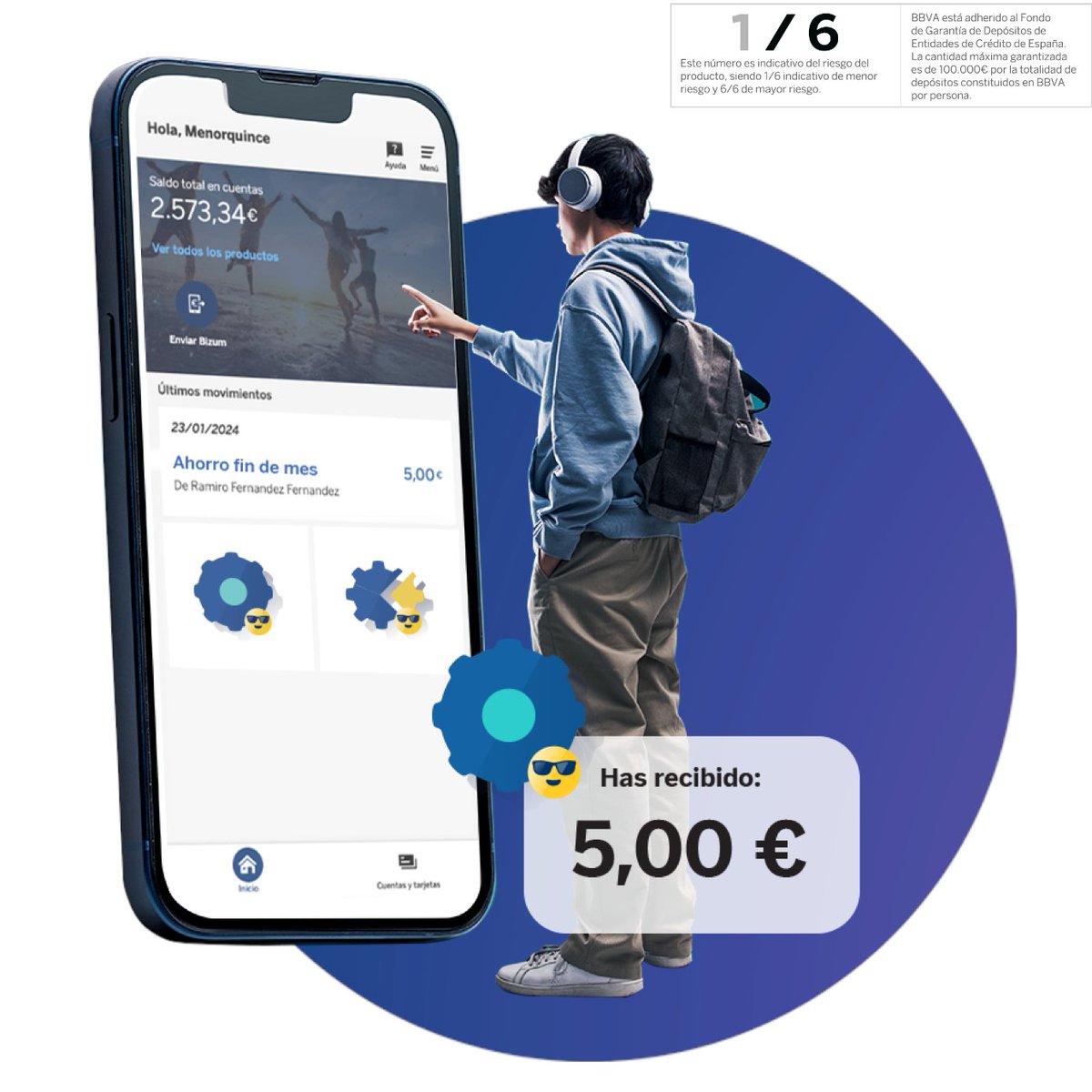 Ahora, ahorrar juntos será pan comido gracias a las nuevas Reglas de Ahorro para Menores de la app BBVA. 👩‍👦‍👦 Empieza a apartar dinero automáticamente en la Cuenta Online para Menores de tus hijos ¡¡y comienza a construir su futuro!! 💰 bbva.info/4bylyw3::