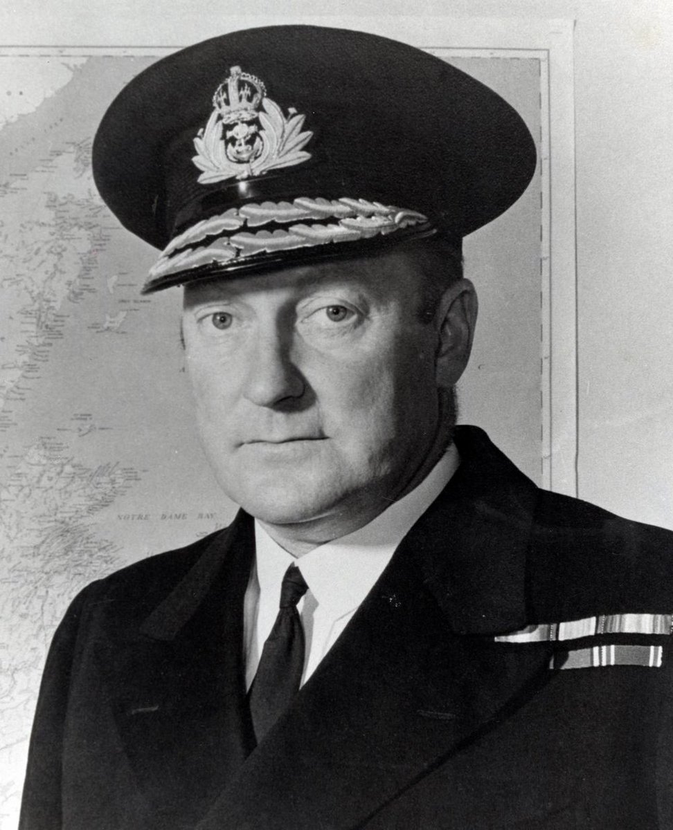 #OTD 30/4/1943 #RememberRCN -RAdm L.W. Murray, RCN, becomes Commander in Chief (C-IN-C) Canadian North West Atlantic, controlling all warships, convoys & aircraft from Gulf of Maine to Baffin Island, out to mid-Atlantic. Only Canadian to command a #WWII Theatre-of-War.